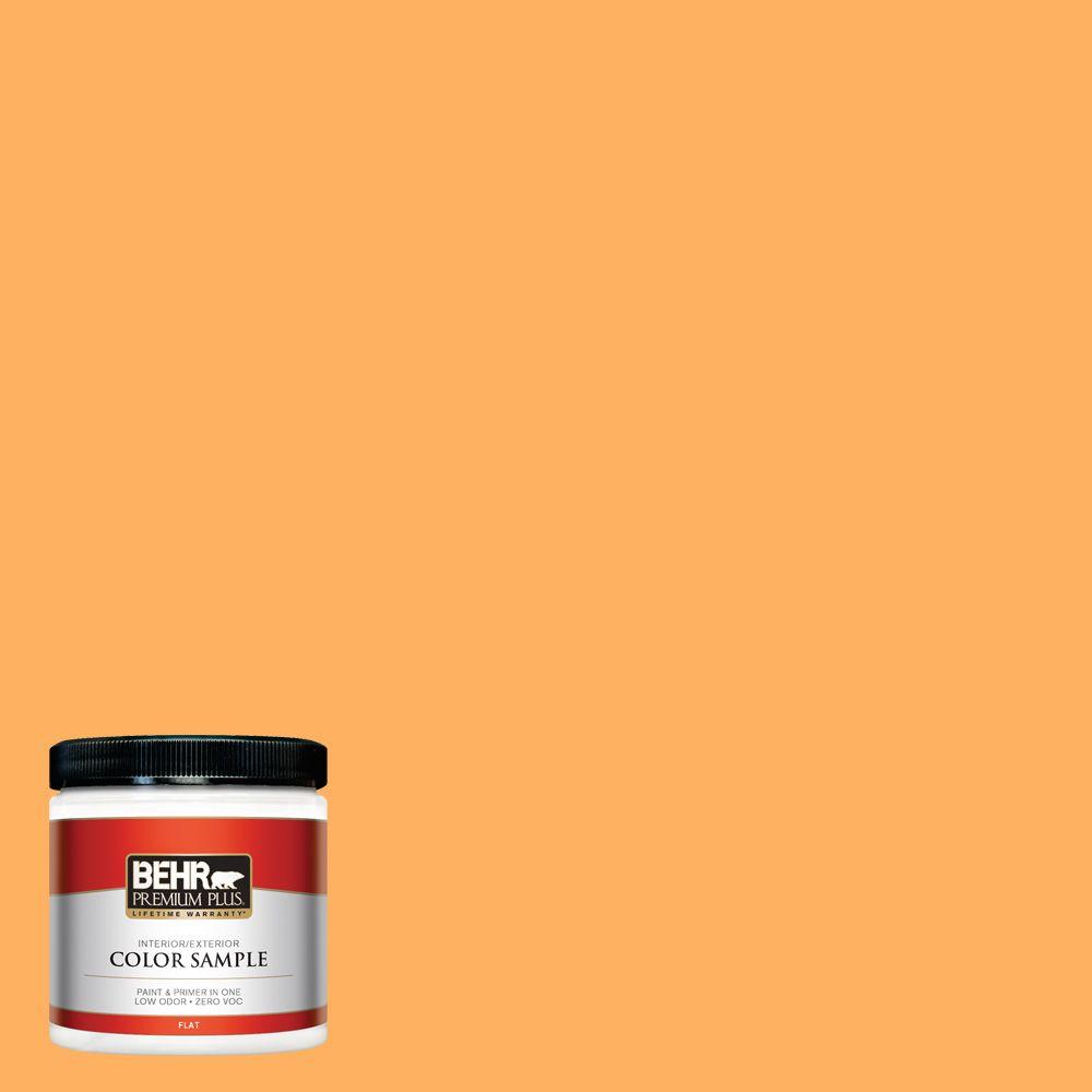 BEHR Premium Plus 8 oz. #280B-5 Vintage Orange Interior/Exterior Paint