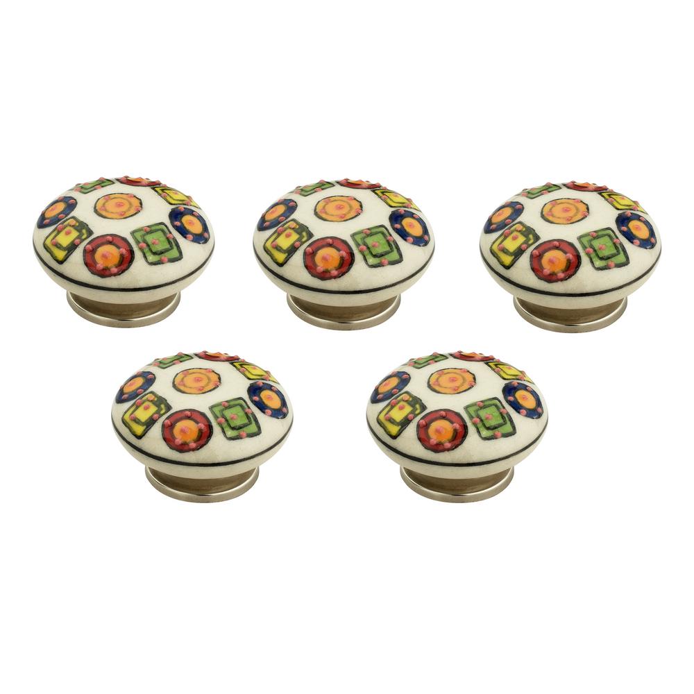 Ceramic Cabinet Knobs Cabinet Hardware The Home Depot