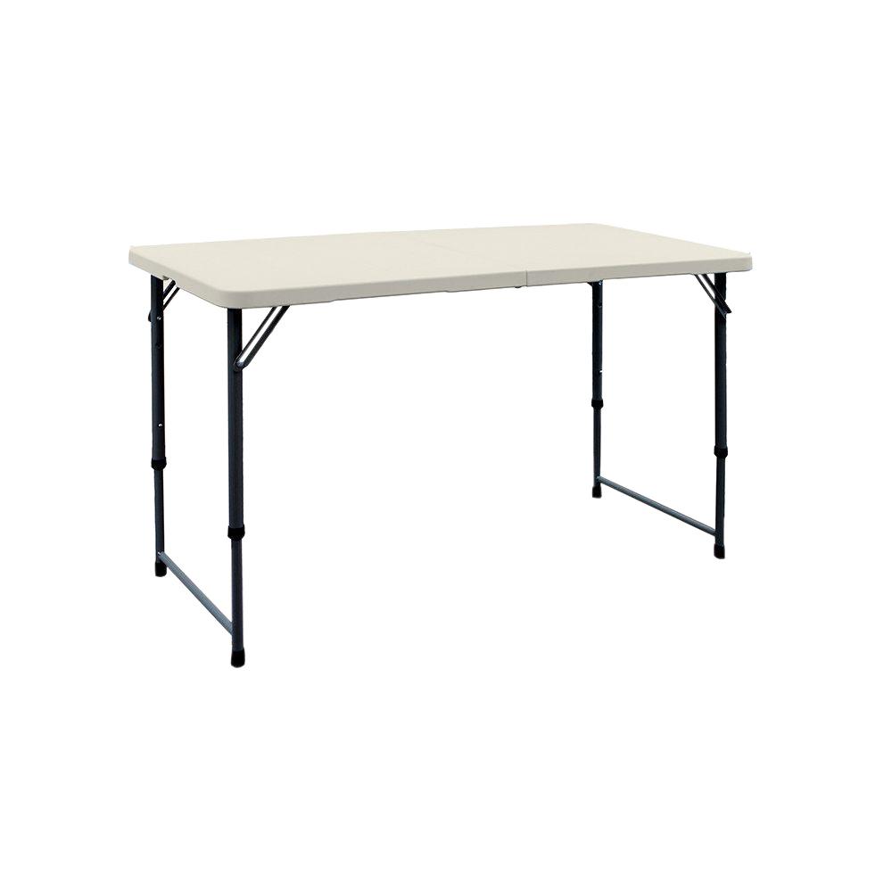Enduro 48 In Earth Tan Plastic Portable Crawlfish Table Ta48fcf01 Earth Tan Folding Table