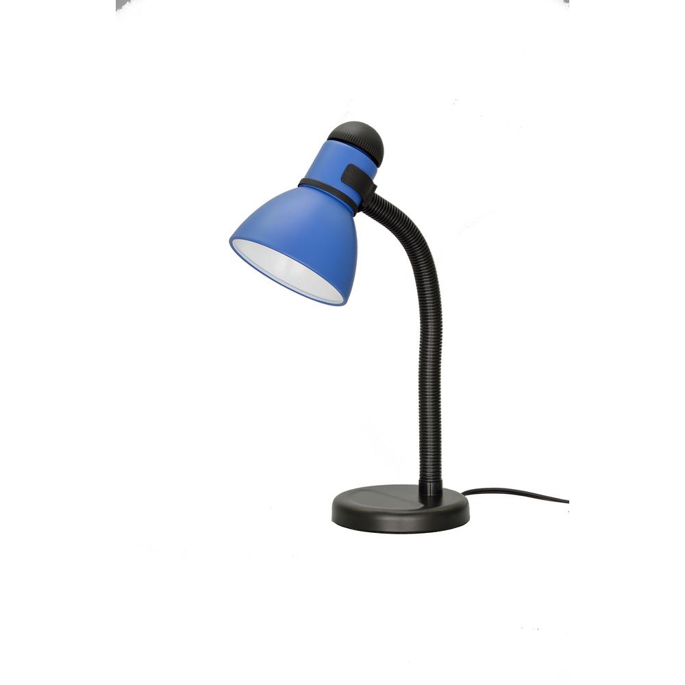 blue desk lamp