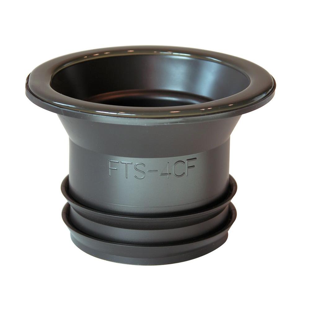 Fluidmaster Reinforced Wax Toilet Bowl Gasket with Flange and Bolts