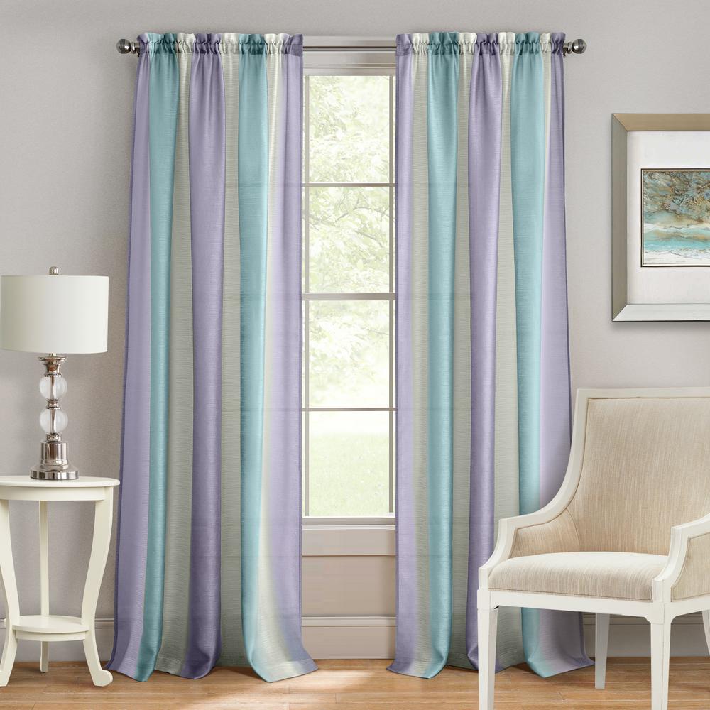 Casual Watercolor Curtains Drapes Window Treatments The