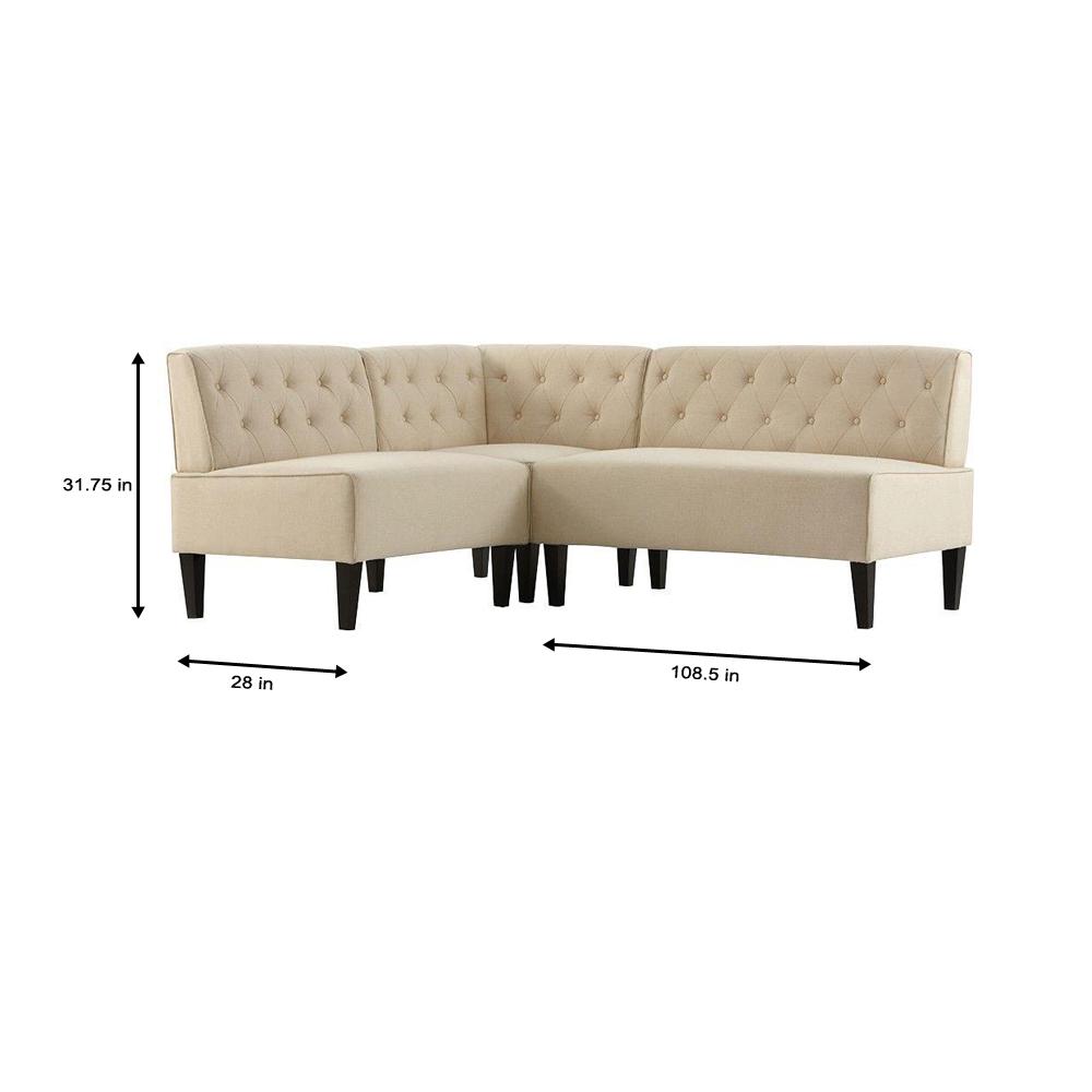 Home Decorators Collection Easton Beige Linen Breakfast Nook Gry 01 Internet 304392966 5 Home Decorators Collection Easton Beige Linen Breakfast Nook