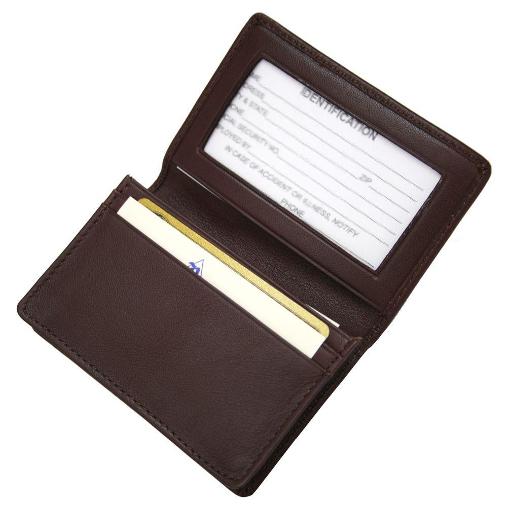 Red Desk Organizers Accessories Office Supplies The Home Depot Executive Business Card Case In Genuine Leather