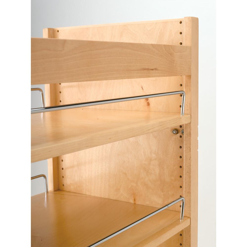 Rev A Shelf 59 25 In H X 8 In W X 22 In D Pull Out Wood Tall