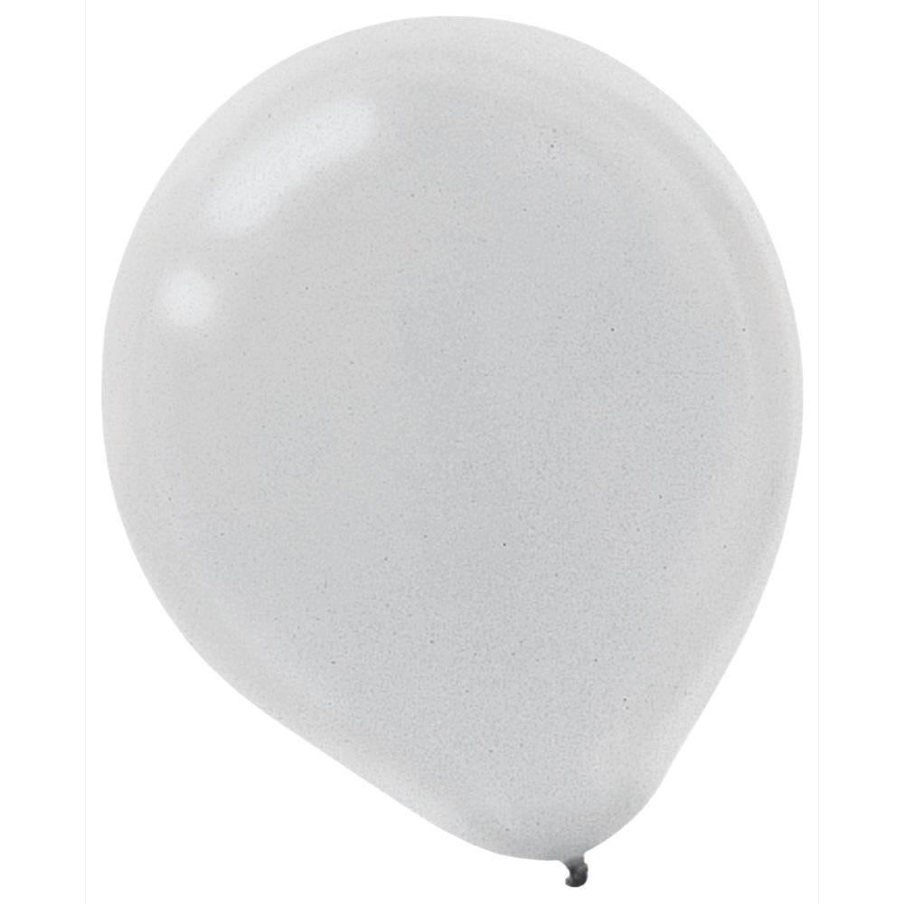 Amscan 9 in. Silver Pearl Latex Balloons (18Pack)115255.18 The Home