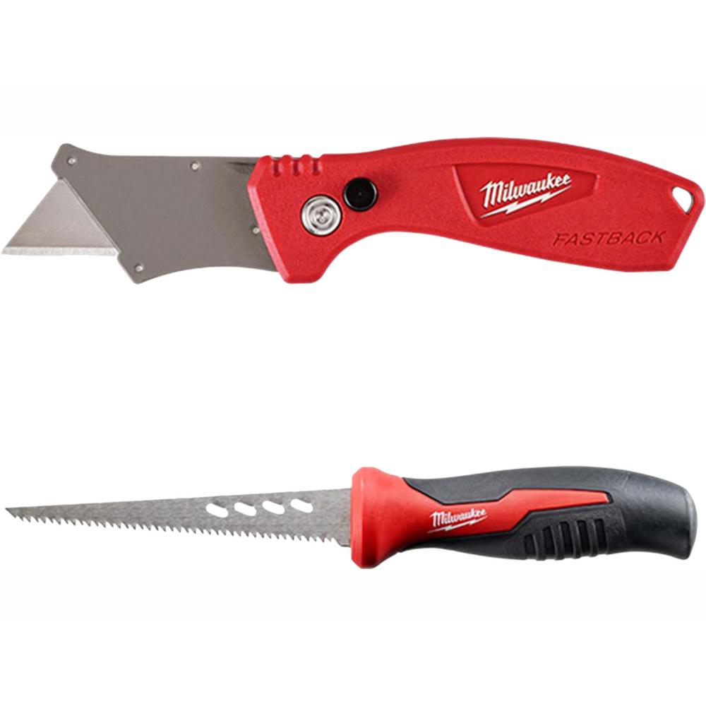 6 in Folding Jab Hand Saw Drywall Blade Rubber Grip Lightweight Cutting Tool