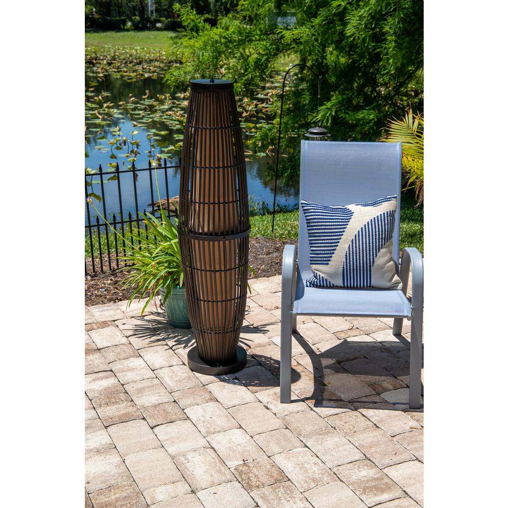 Kenroy Home Biscayne 51 In Rattan Outdoor Floor Lamp 32248rat Rattan Outdoor Floor Lamp