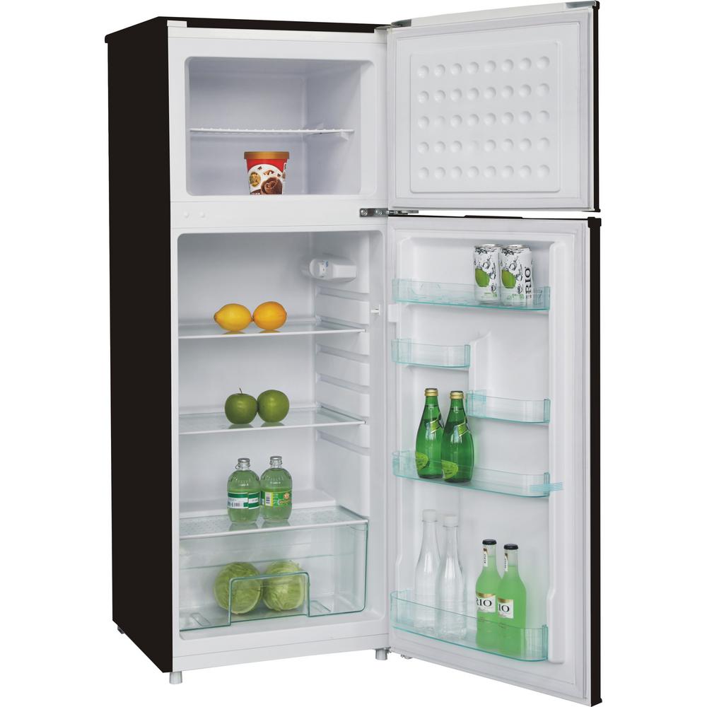 7.5 cu. ft. Mini Fridge with Stainless Look