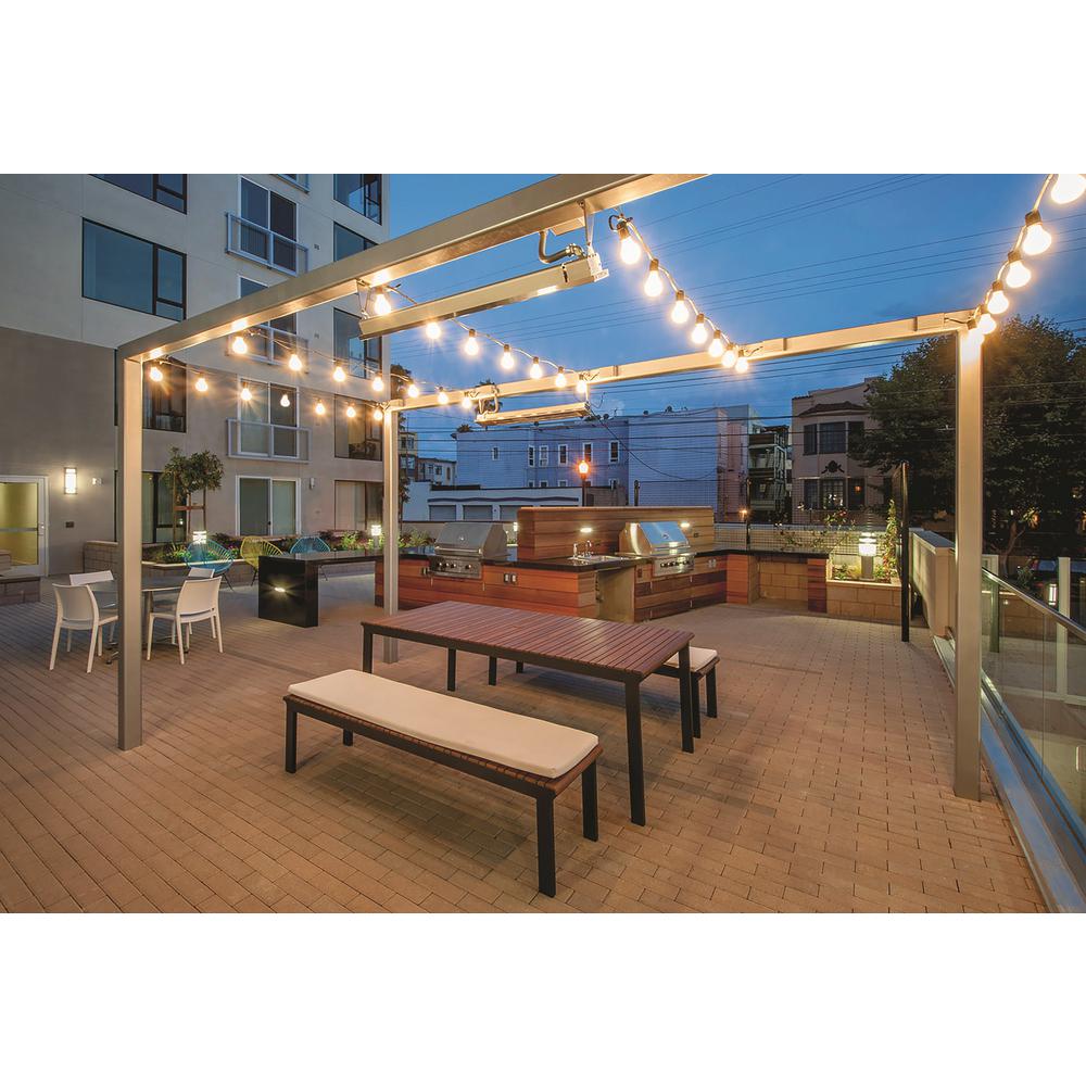 string lights in gazebo