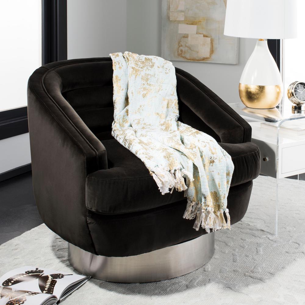 Safavieh Gemma Metallic Blue Gold Throw Thr857a 5070 The Home Depot Safavieh Gemma Metallic Blue Gold Throw