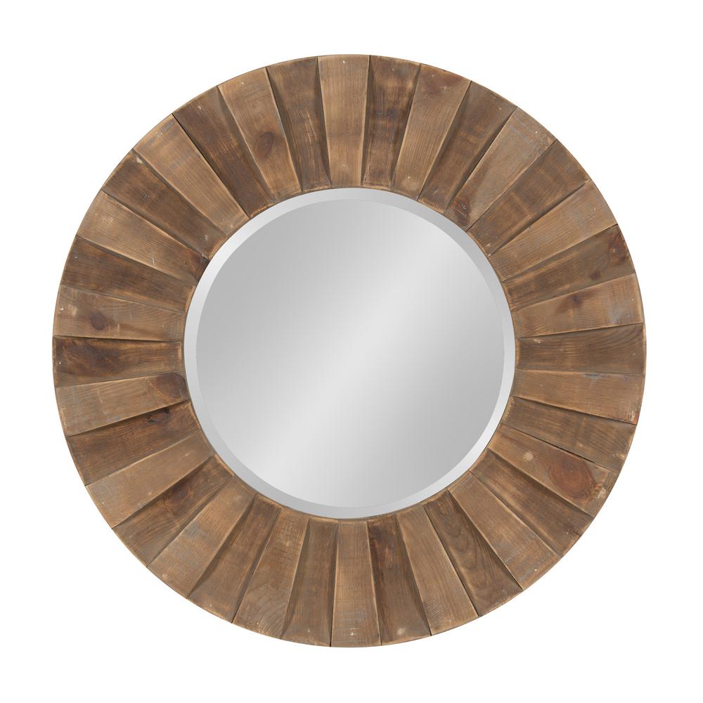 Kate And Laurel Monteiro Large Round Wall Mirror 30 Diameter Laurel Monteiro Large Round Wall Mirror