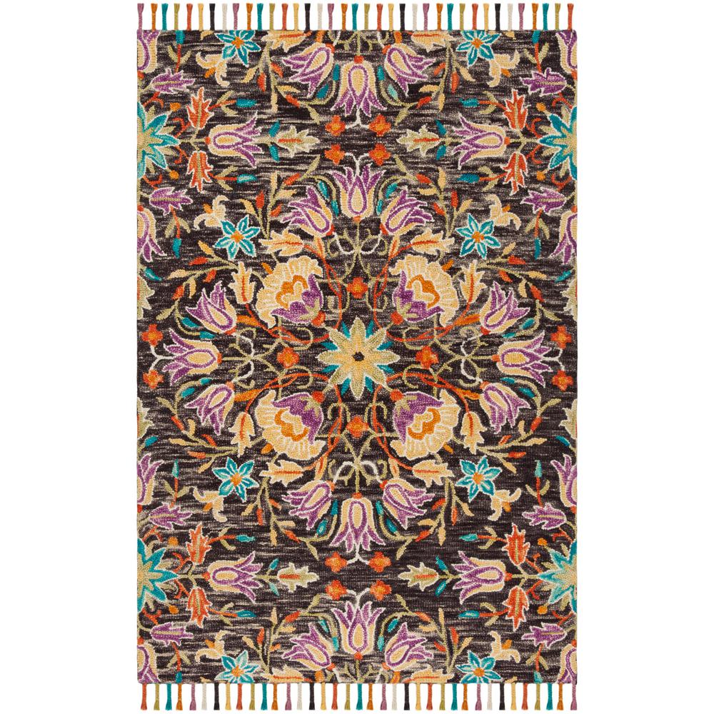 Safavieh Aspen Black Purple 5 Ft X 8 Area Rug
