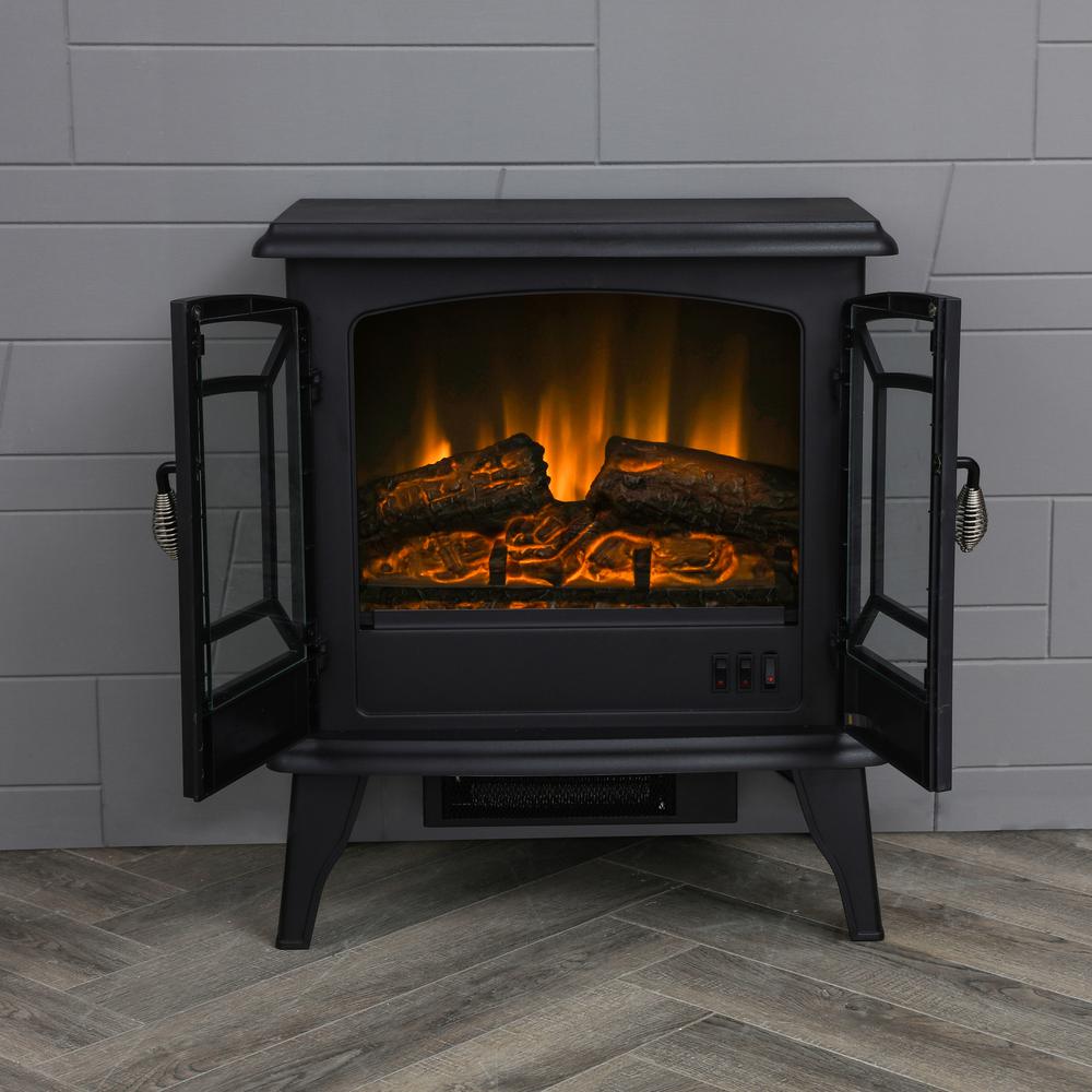 Mid Century Modern Freestanding Electric Fireplaces Electric