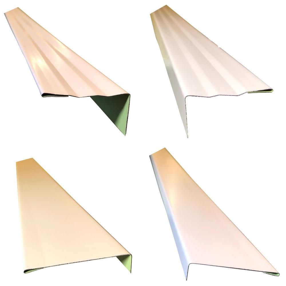 2.5 in. x 2.25 in. x 85 in. Complete AluminumMetal Brickmold and Jamb