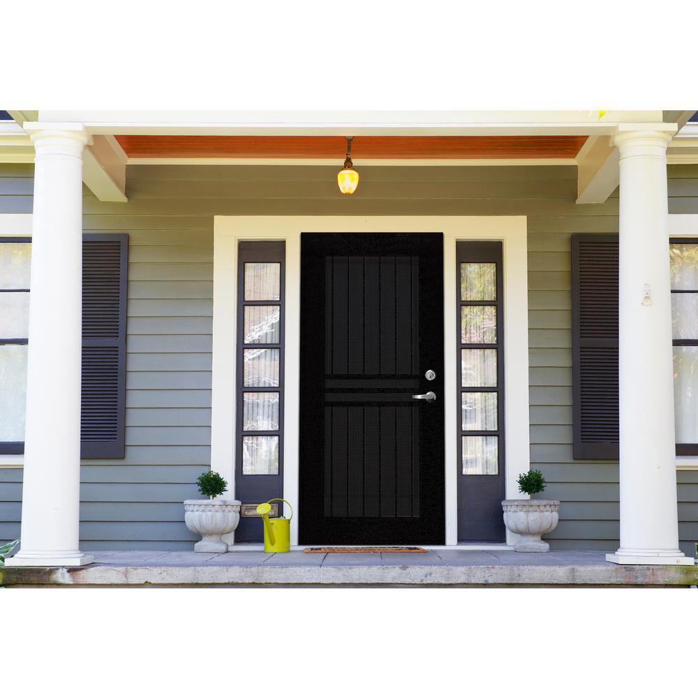 Unique Home Designs 30 In X 80 In Plain Bar Black Left Hand