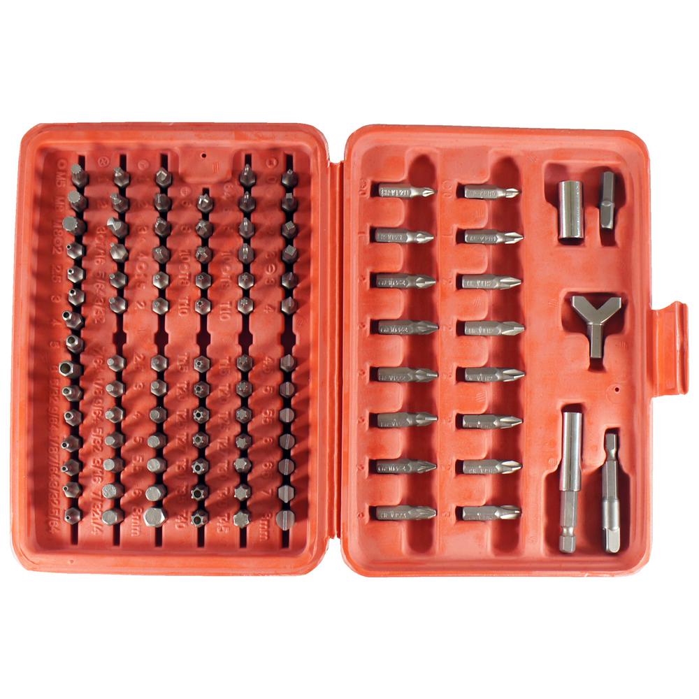 100 Piece TruePower 09-0537 Security Bit Set