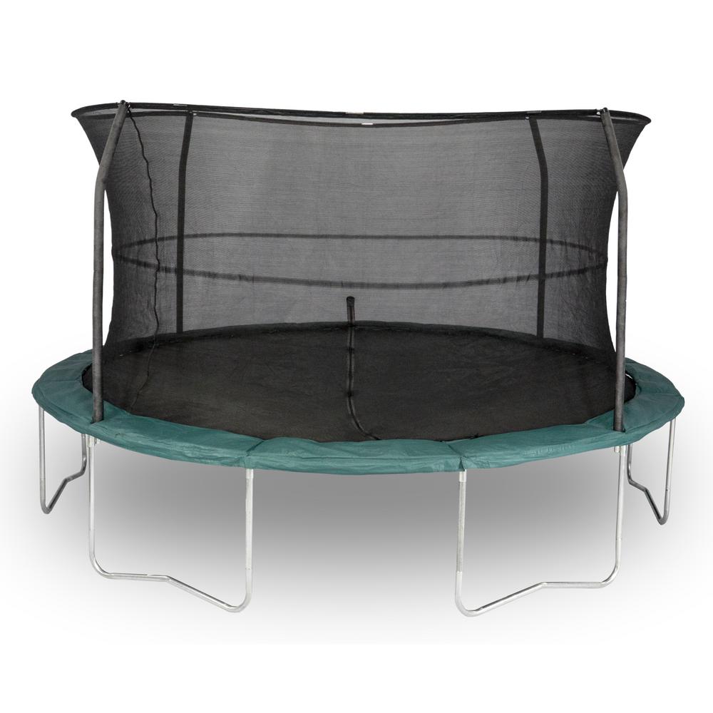 Upper Bounce 15 ft. Trampoline and Enclosure Set Equipped with Easy