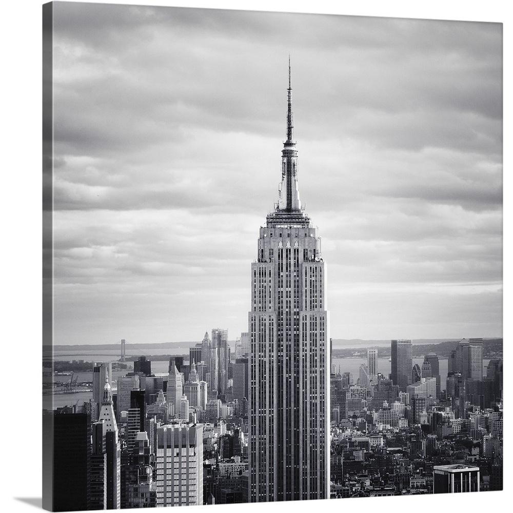 16 In X 16 In Nyc Empire By Nina Papiorek Canvas Wall Art