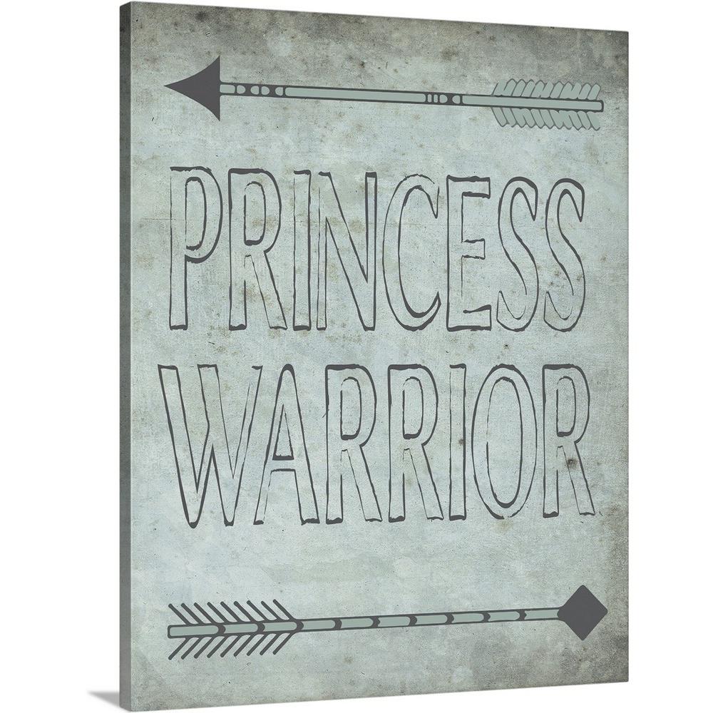 Arrow Inspiration Princess Warrior Sage By Melody Hogan Canvas Wall Art