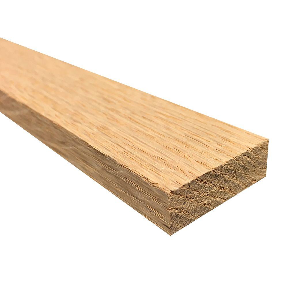 1/2 in. x 2 in. x 4 ft. Hobby Board Kiln Dried S4S Oak Board (20Piece