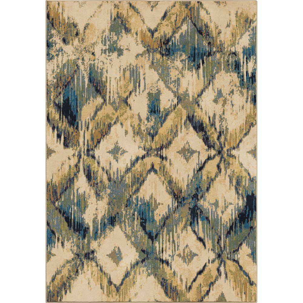 Orian Rugs Primera Ivory 5 Ft. 3 In. X 7 Ft. 6 In. Indoor Area Rug ...