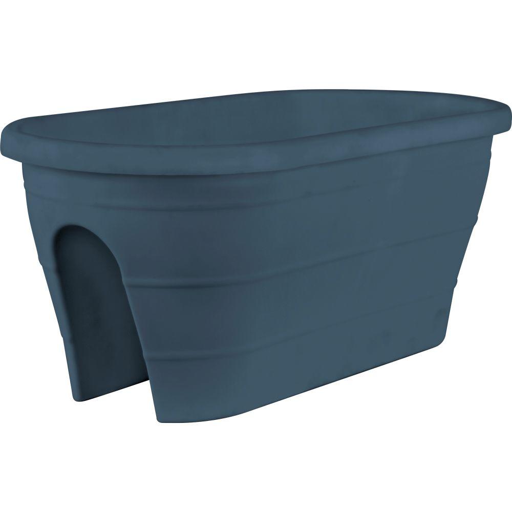 grey plastic trough planters 100cm