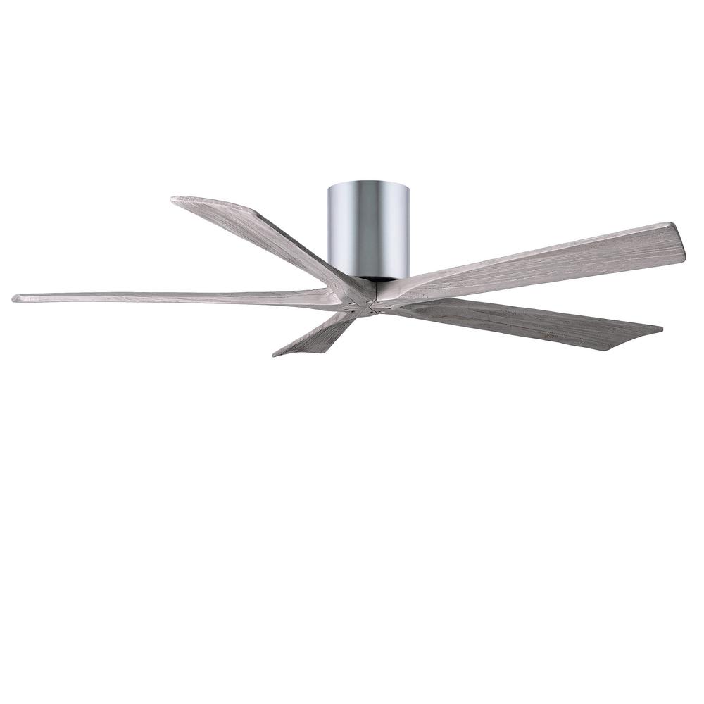 Atlas Irene 60 In Indoor Outdoor Polished Chrome Ceiling Fan With Remote Control And Wall Control