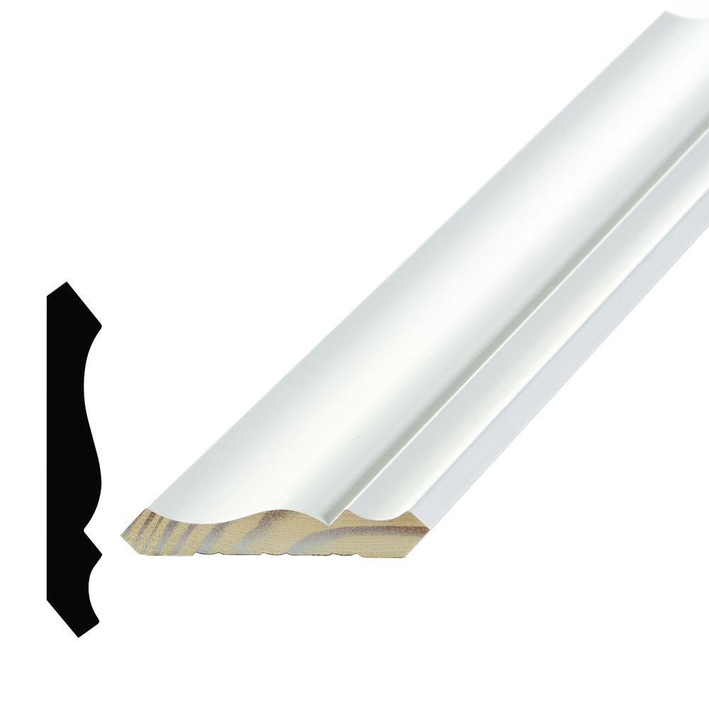 Alexandria Moulding WM 49 9/16 in. x 35/8 in. x 96 in. Primed Pine