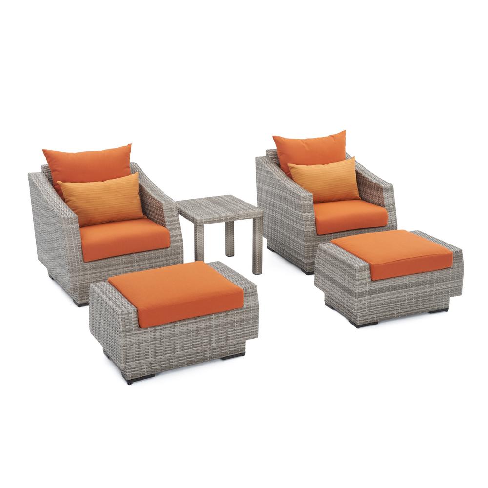Leather Club Chair And Ottoman Set – Decor References