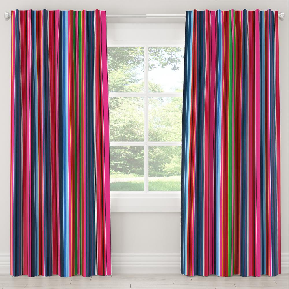 Striped Pink Curtains Drapes Window Treatments The Home