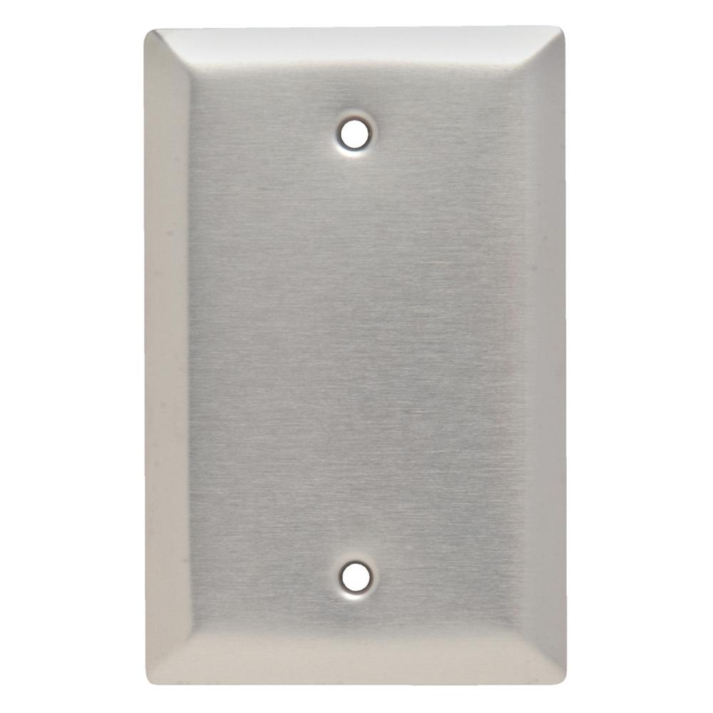 Legrand Stainless Steel 1-Gang Blank Plate Wall Plate (1-Pack)-SSJ13 ...