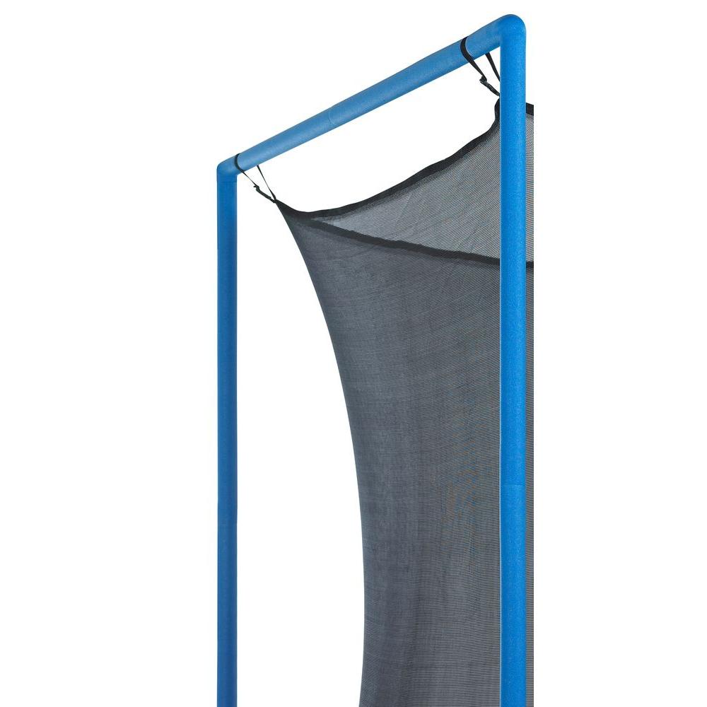 Upper Bounce Trampoline Enclosure Net Fits For 12 Ft Round Frames With Adjustable Straps Using 8 Poles Or 4 Arches Net Only Ubnet 12 8 Is The Home Depot