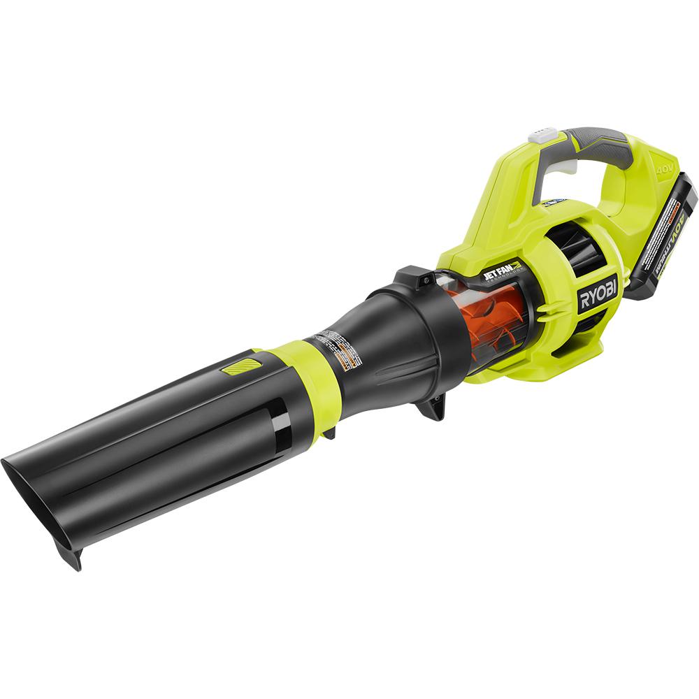 Ryobi Reconditioned 110 MPH 480 CFM 40-Volt Lithium-Ion Cordless Jet Fan Leaf... by Ryobi