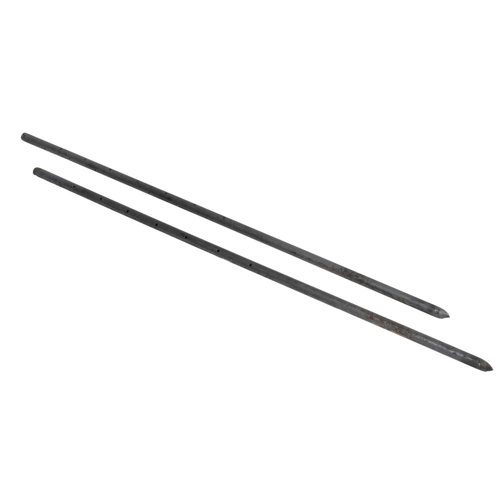 10  24 in X 3/4 in Nail Stakes With Holes