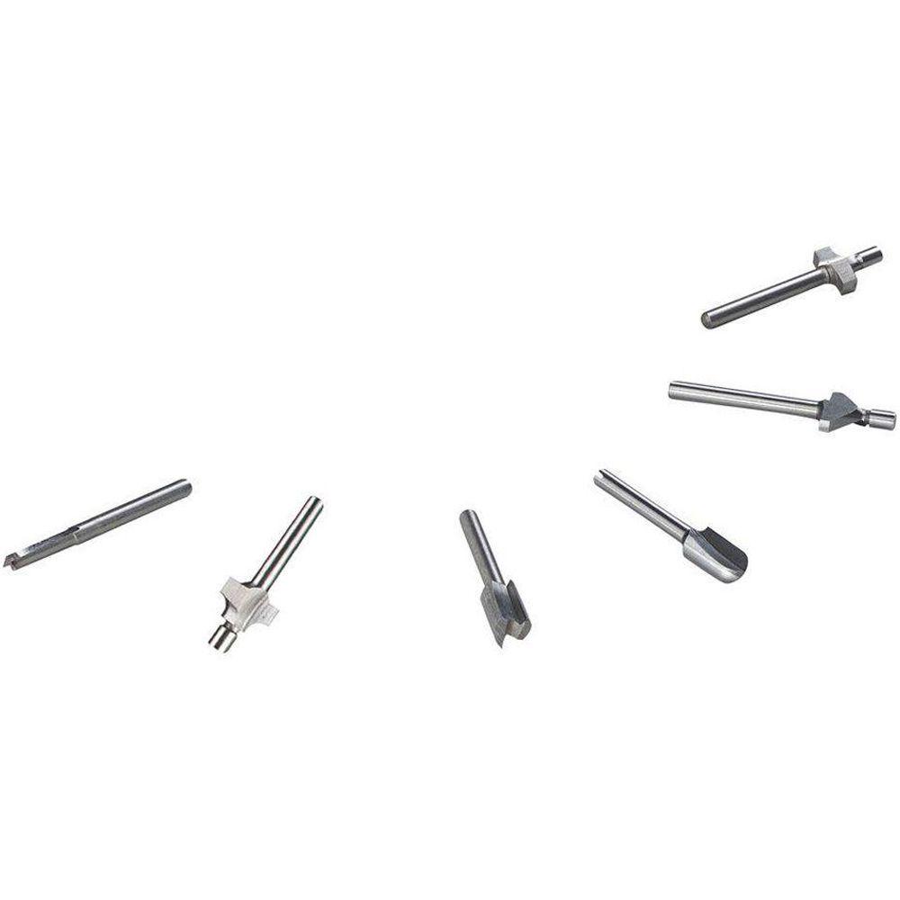 Dremel Steel Router Bit Set for Soft Materials and Wood (6Piece)692