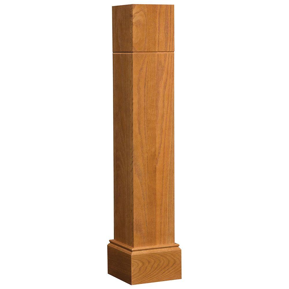 Hampton Bay 5.75x34.5x5.75 in. Decorative Corner Post End