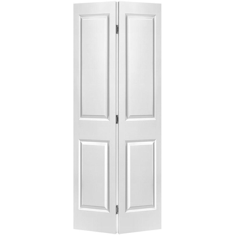 Masonite 30 In X 80 In 2 Panel Square Top Primed White Hollow