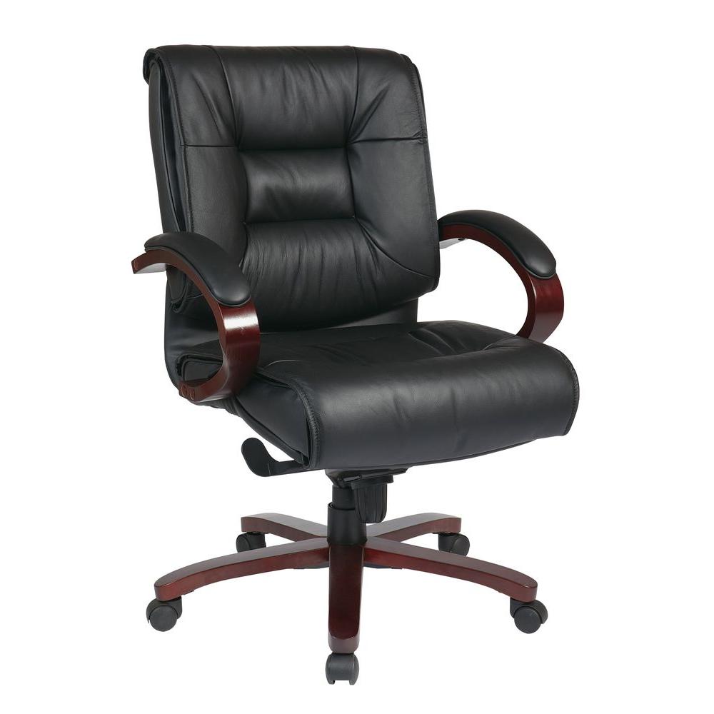 pro-line ii black leather high back executive office chair-8500 pro-line ii black leather high back executive office chair-8500