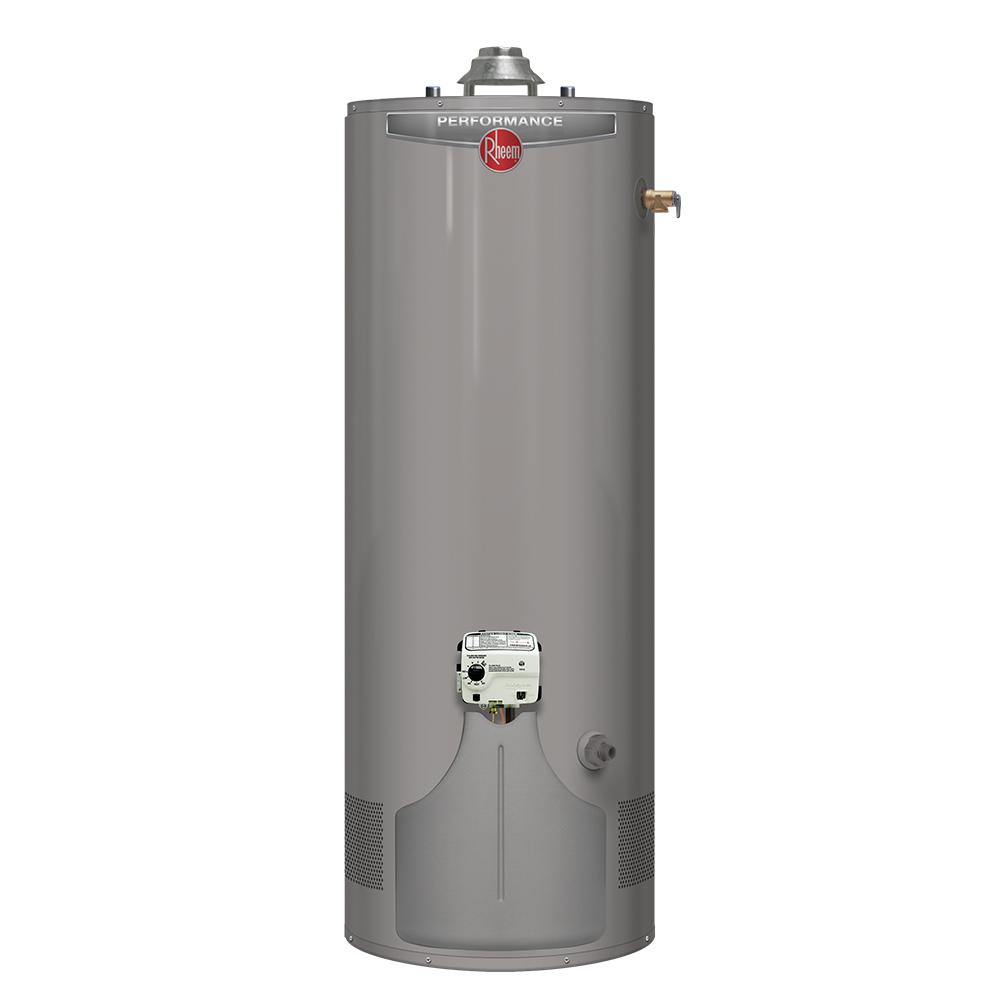 Rheem Performance 39 Gal. Short 6 Year 38,000 BTU ULN Natural Gas Water