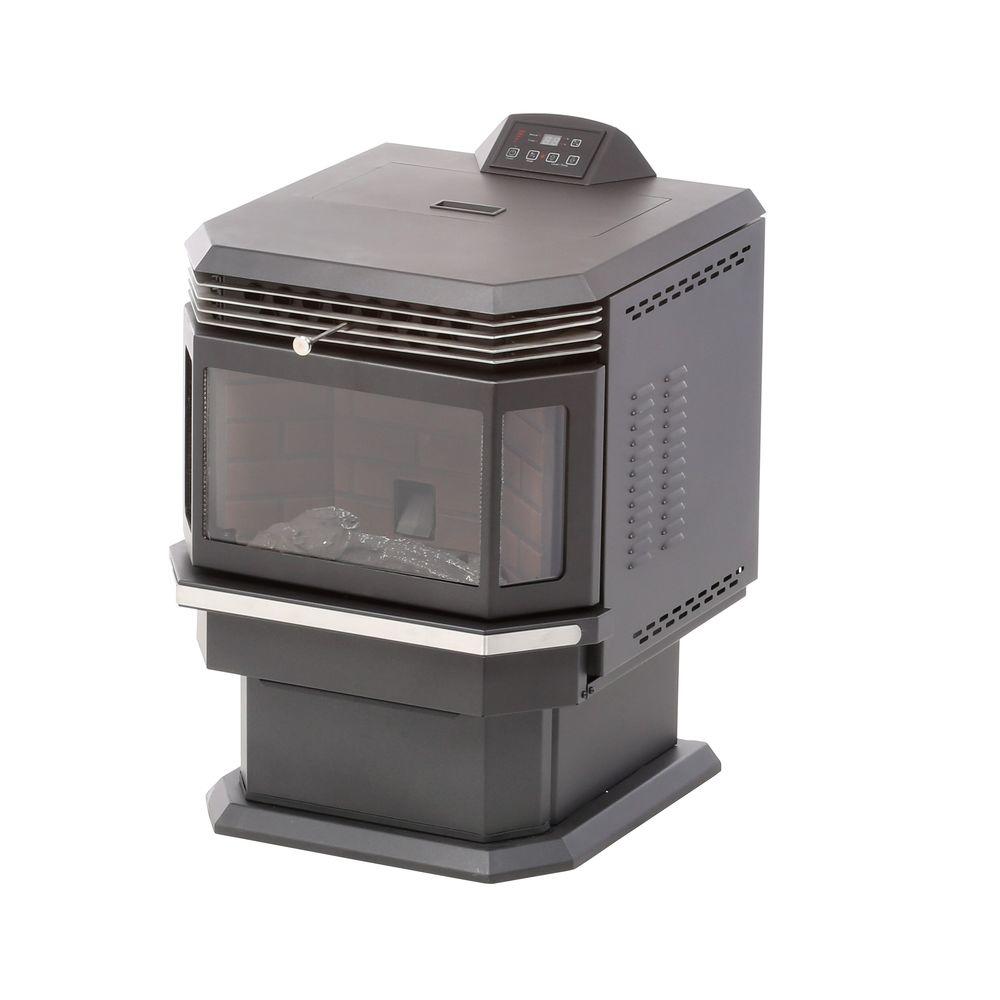 US Stove 2,200 sq. ft. Bay Front Pellet Stove by US Stove