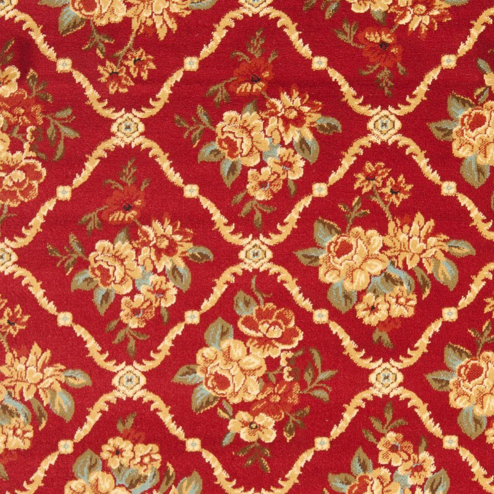 Reviews For Safavieh Lyndhurst Red 2 Ft X 16 Ft Runner Rug Lnh556 4040 216 The Home Depot