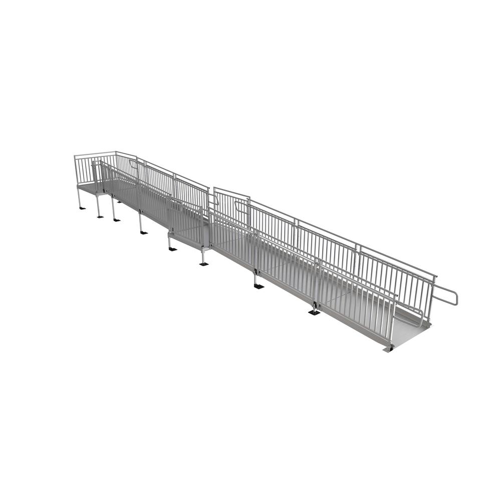 EZ-ACCESS PATHWAY HD 32 ft. Aluminum Code Compliant Modular Wheelchair Ramp System For Sale