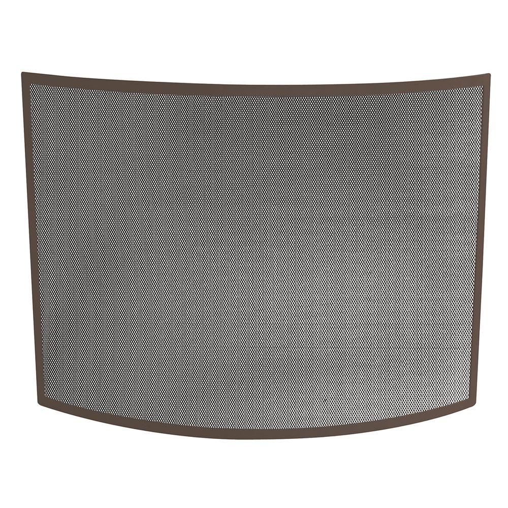 Bronze Fireplace Screens Fireplaces The Home Depot