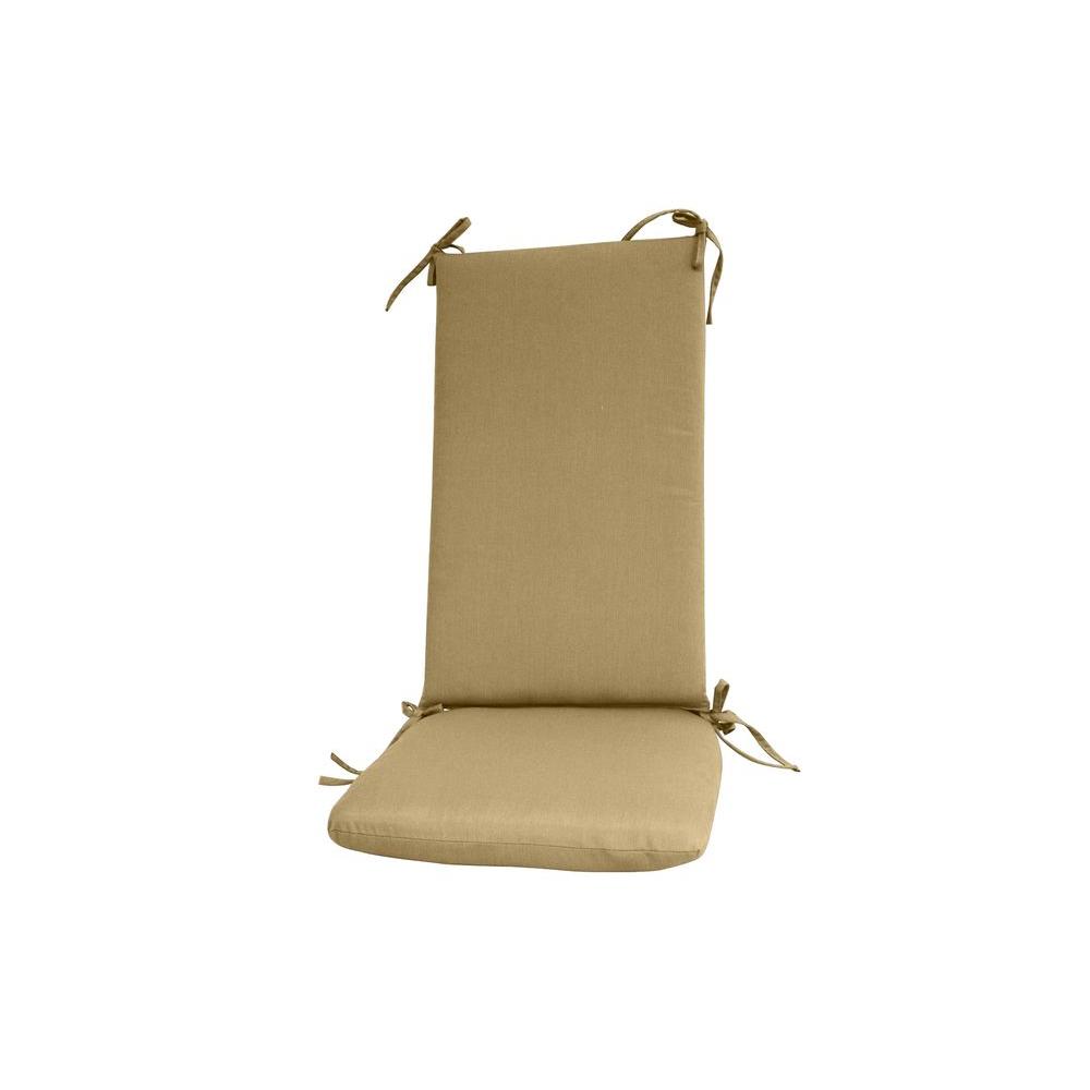 Paradise Cushions Sunbrella Sand Outdoor Rocker Cushion ...