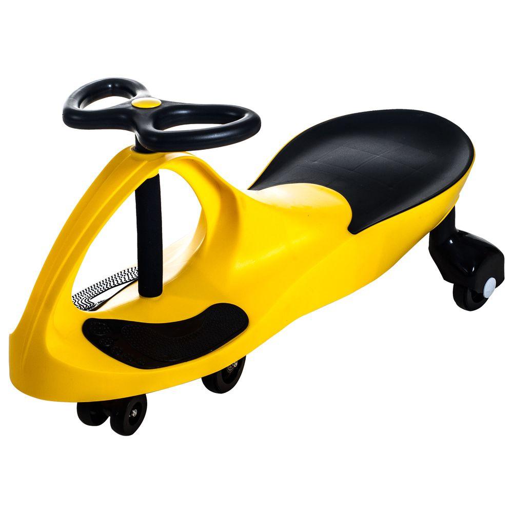 Lil Rider Yellow Wiggle Car Ride On-80-1288Y - The Home Depot