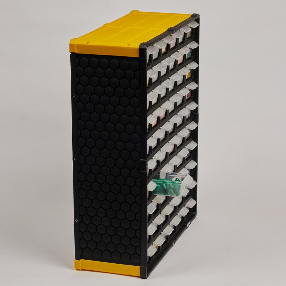 60 Compartment Small Hardware Parts Storage Drawer Part Organizer Wall