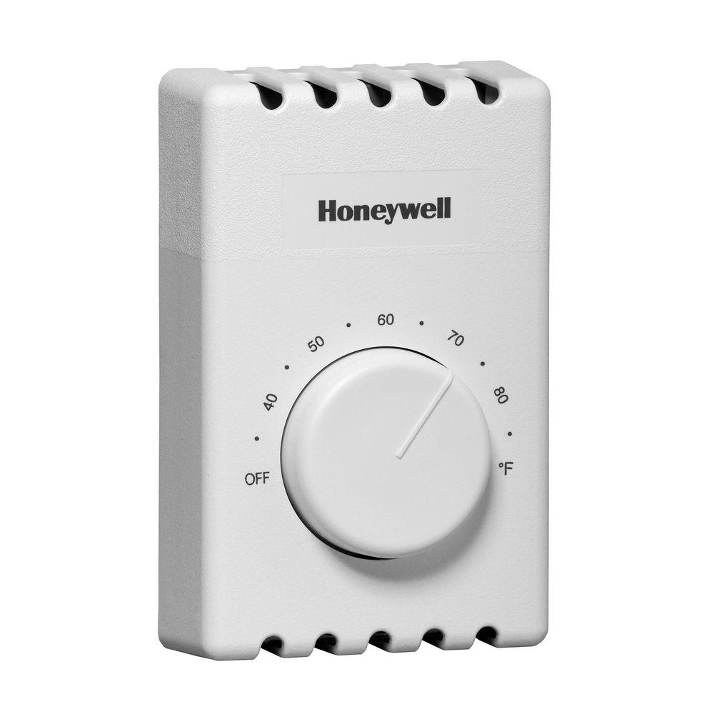 Honeywell Manual Electric Baseboard Thermostat-CT410B ... 120 volt baseboard heater thermostat wiring diagram for single 