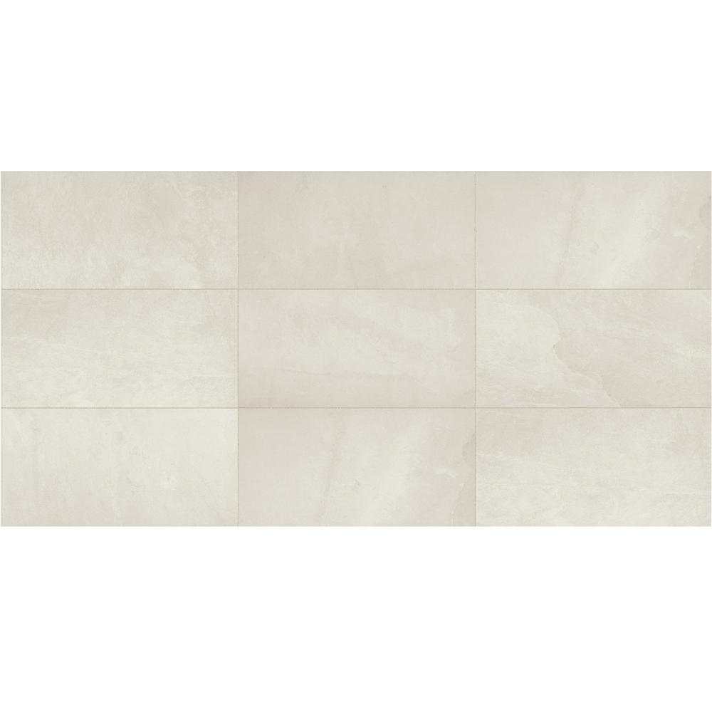 Daltile North Lake Ultra White Matte 12 In X 24 Glazed Daltile North Lake Ultra White Matte 12 In X 24 Glazed Porcelain Floor And Wall Tile 15 6 Sq Ft Case Sa0412241pk The Home Depot
