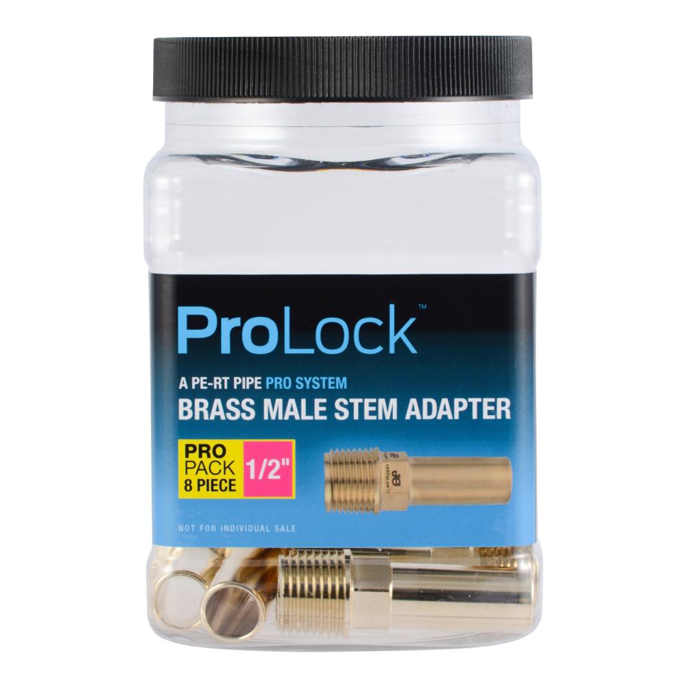 SharkBite ProLock 3/8 in. PushtoConnect x 1/2 in. FIP Plastic/Brass